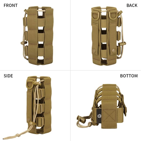 Vandflaskepose Molle Justerbar Vand