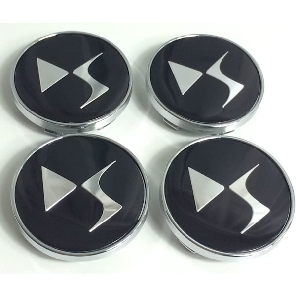 4 x 60mm Bilcenterdæksel til Citroen DS3 DS4 DS6, Bilnavcenter
