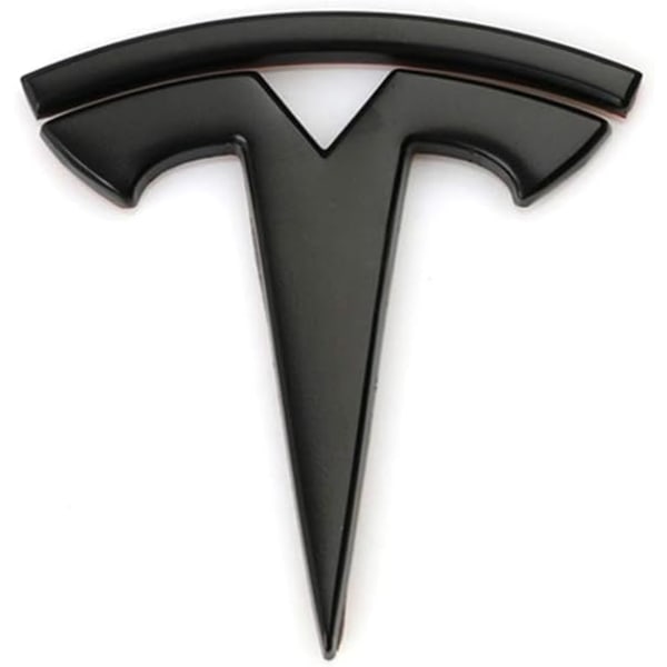 3D-metallklistermärken och dekaler för bilar Emblem Emblem T-logotyp Tesla F
