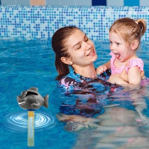 2 st Lättläst Flytande Pooltermometer - Simbassängtermometer - Vattentemperaturtermometer för Pool och Spa