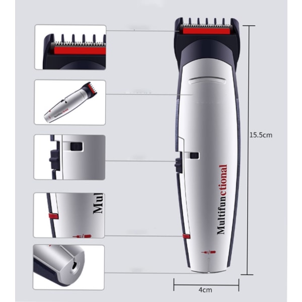 Men Multi-Purpose Trimmer Kit, 1 enhet Grå, One Size