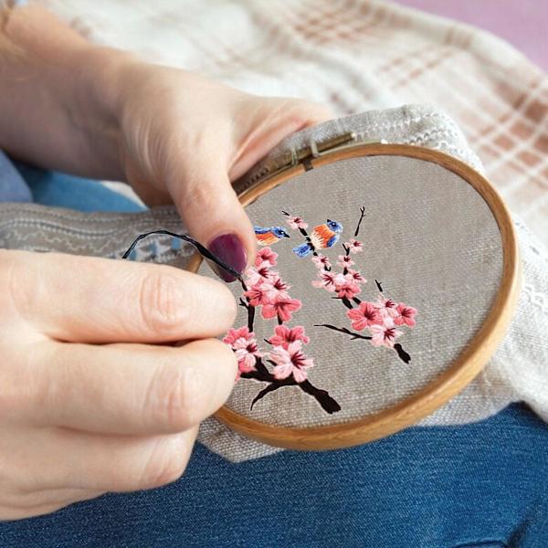 Tryckt broderikit för nybörjare med korsstygn