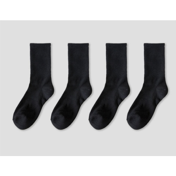Miesten pitkät sukat musta tube keskipitkät syksy ja talvi