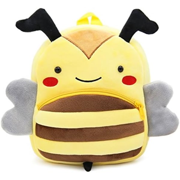 Børnerygsæk, Cute Bee Shape Plys mini-rygsæk til børn