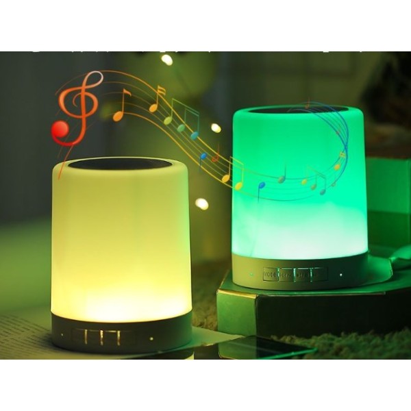 1 Pat Light Bluetooth Speaker Atmosphere Light Wireless Small Hom