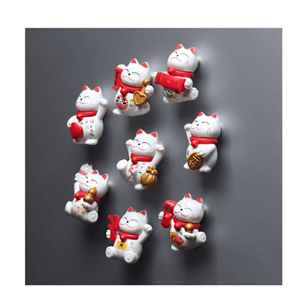 8 kappaletta jääkaappimagneetteja, jääkaappimagneetteja ihanilla eläimillä, 3D S