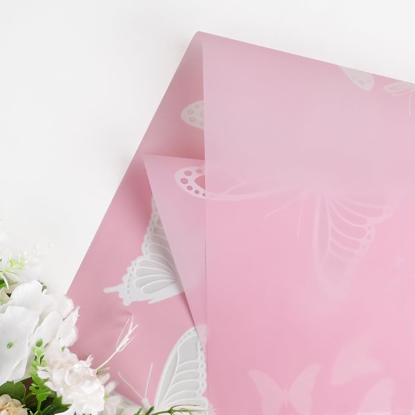 20 Ark Blomsterpapper - Vattentätt Blombukett Inpackningspapper, Floristleveranser Förpackningspapper för Bröllop
