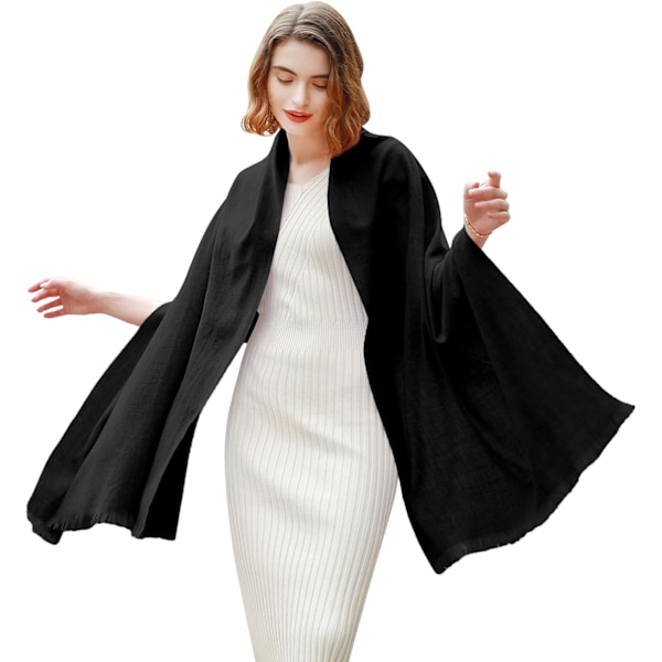 Sjal til Kvinder Pashmina Shawl Wraps til Aftenskjoler Kvinders Sjal til Bryllup Store Vinter Sjal