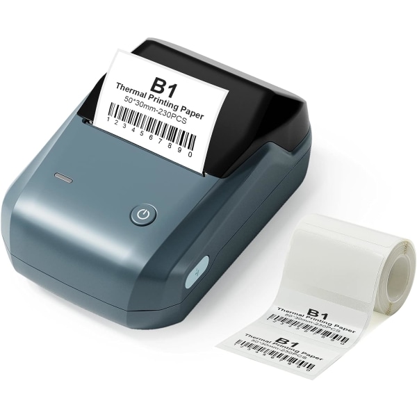 50mm B1 label printer with ribbons, Bluetooth thermal label