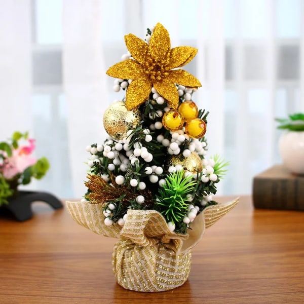 Miniatyr Juletre, 20CM Mini Juletre, Mini Kunstig
