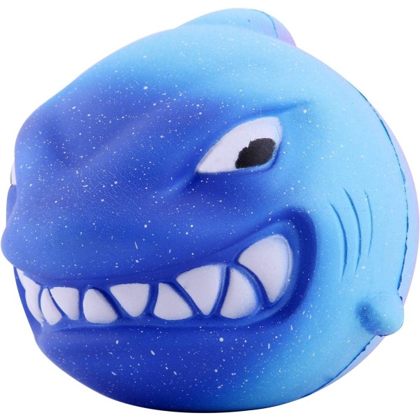 Squeeze Toys Giant Shark Långsamt stigande Anti-stressleksaker Squishy Kaw