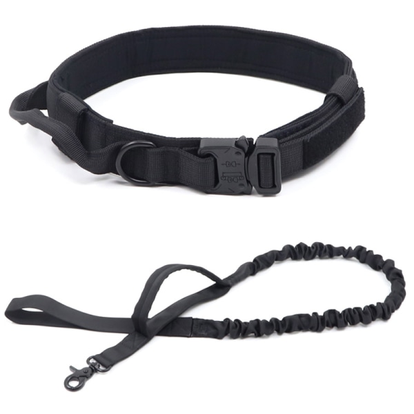 Tactical Dog Collar Pet Collar Traction Rope For Large Mediu