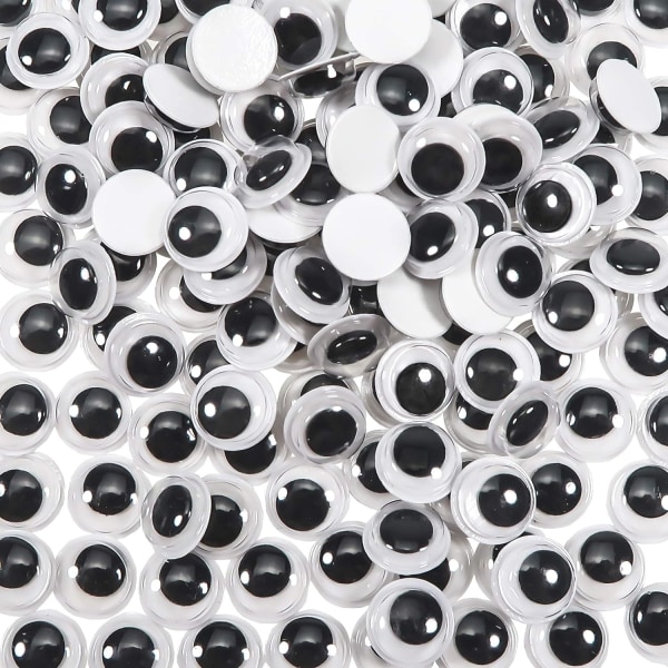 300 Stycken 8mm Självhäftande Plastögon