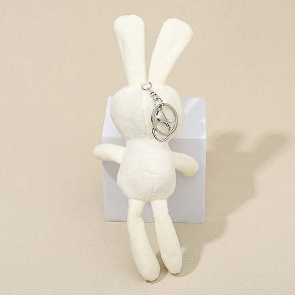 1 st Animal Keychain Söt Kanin Rolig Ryggsäck Hänge för Flickor Pojkar Vänner