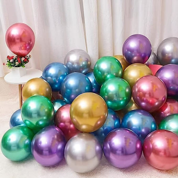 Balloner 50 stk., smukke 10 tommer latexballoner, festballoner, bryllupsdekoration balloner, Perfe