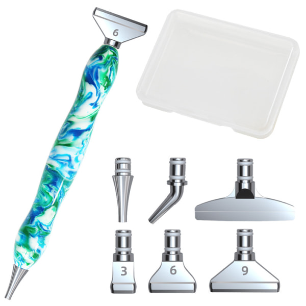 （6 x 22 x 1,8 cm） Diamond Painting Pen Kit 5D Diamond Painting Penna