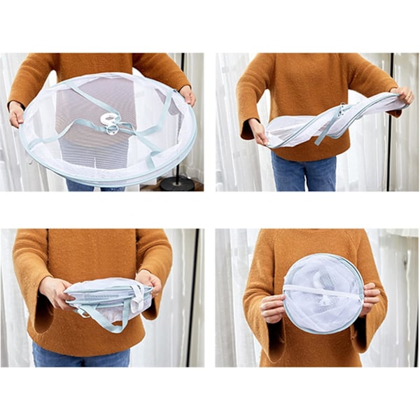 2-lags hengende tørkestativ (60 cm), hengende netting for tørking, urtetørking