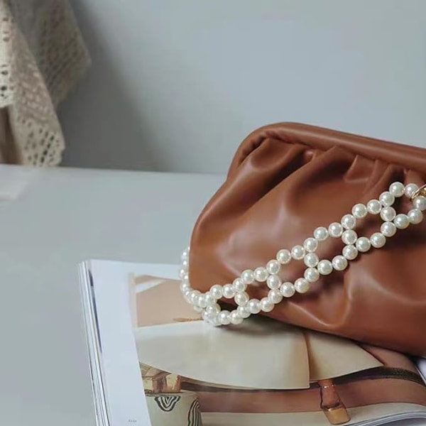 2 Wide Pearl Bag Stropp Erstatning Pearl Handbag Straps Universa