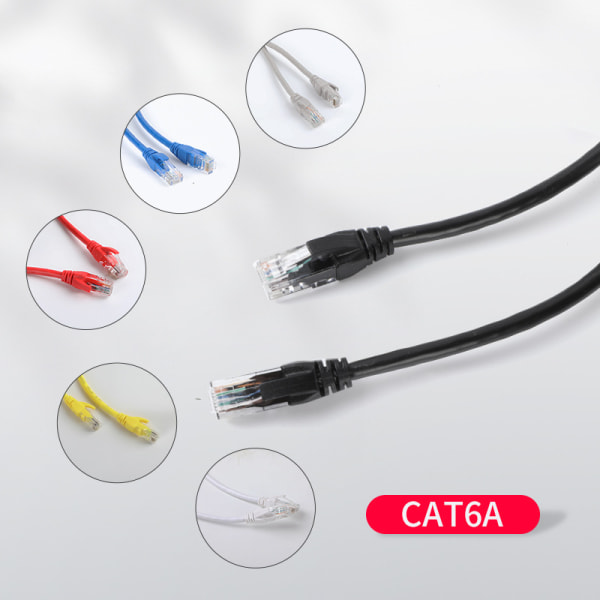 2 Høyhastighets Ethernet-patch nettverkskabel for — Snagless-kabel m