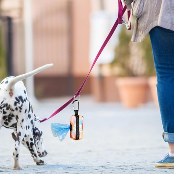 Bajspåsehållare - Hundbajspåsehållare, Hundavfallspåse Dispenser med Blixtlås