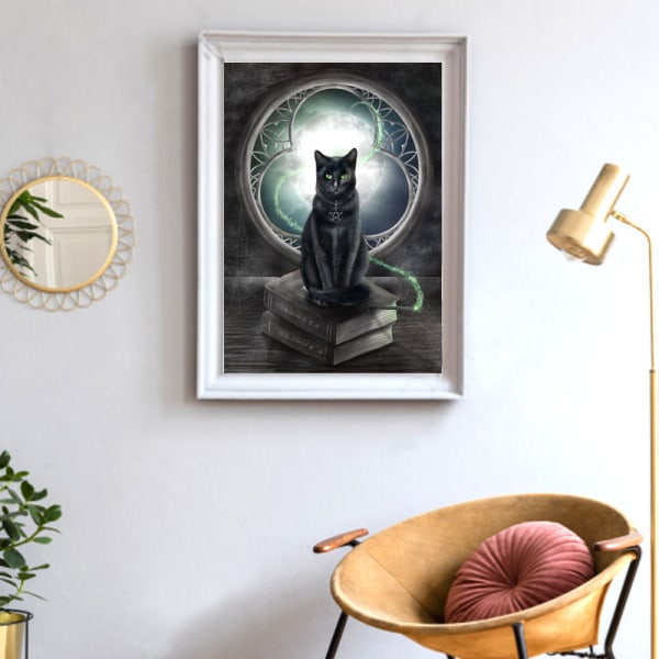 (30x40cm) Nytt 5D Diamantmaleri Dyr Fylt Med Diamanter Gammel