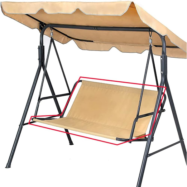 stk Hagesving Setetrekk, Hagestoltrekk Sving Setetrekk, 2 og 3 seter Off-white 150×50×10cm