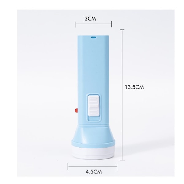 Mini Kids LED-taskulamppu (sininen), lasten taskulamppu valolla