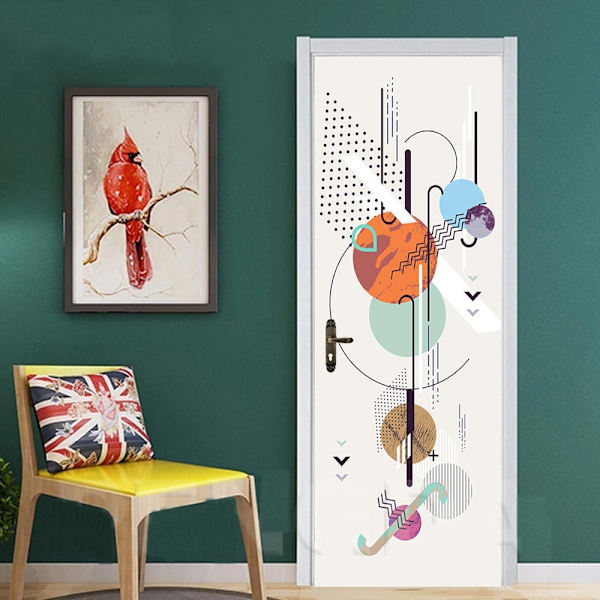 77x200cm Ovitarttu Trompe l'oeil -efekti 3D-tapetti（Tyyli 24)