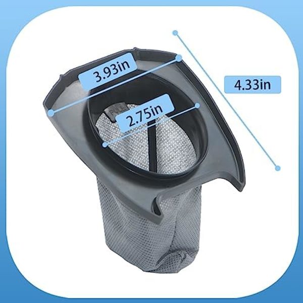 4-pakkauksen F77-suodattimet Dirt Devil SD20020 Vibe 3-in-1 -sauvaimurille, suodatin F77 AD40077
