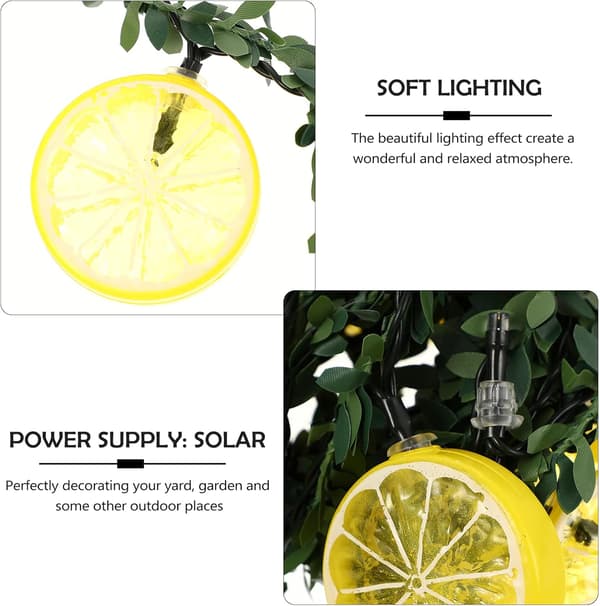 2 stk gule gardin gatelys utendørs persienner solcellelampe LED S