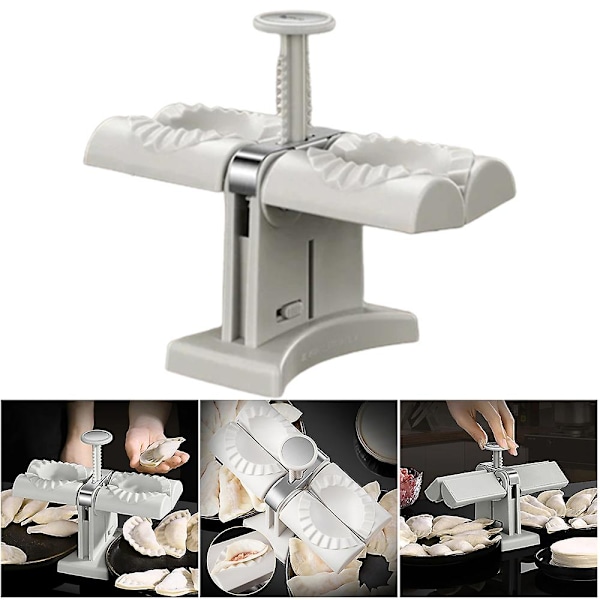 Automatisk dobbeltsidet dumplingmaskine husholdningsravioli St