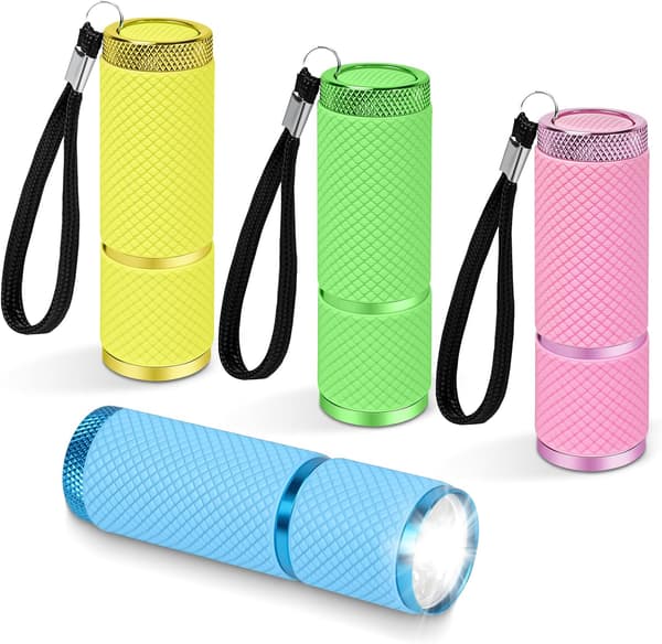 PCS Mini-taskulamppu, erittäin tehokas LED-taskulamppu, LED-taskulamppusetti, pieni lamppu 9 LED-valolla