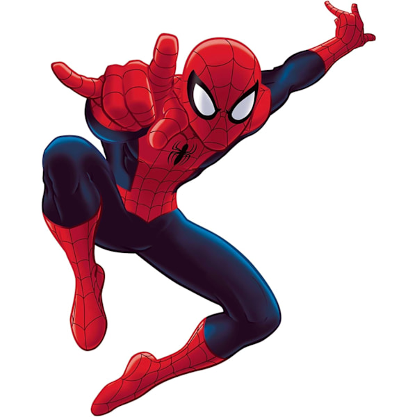 1 stk Ny Stil Tegneserie Spiderman Barnerom Soverom Stue Dekorativ Veggklistremerke Selvklebende Vannfast Re