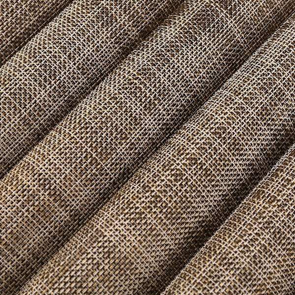 Linen Brune Bordplader til Spisebord Sæt af 6 Vævede Vinyl Plast Bordplader Skridsikker Varmeisolering Pletbestandig