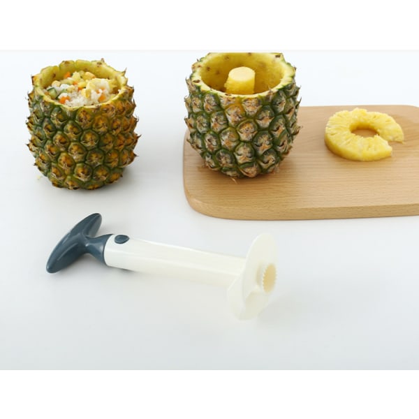 Ananasskærer - Frugtskærer til at skære ananas - Whi