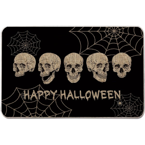 Halloween-kallo-ovimatto Luuranko Halloween-matot Maalaistalon sisustus Koti Keittiö Etuovi 60*90cm