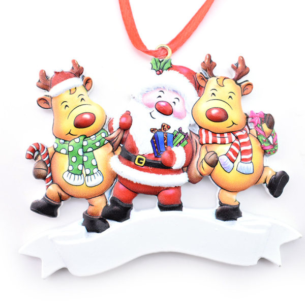Julgranshänge för hängande dekorationer, Mini Christmas Figu