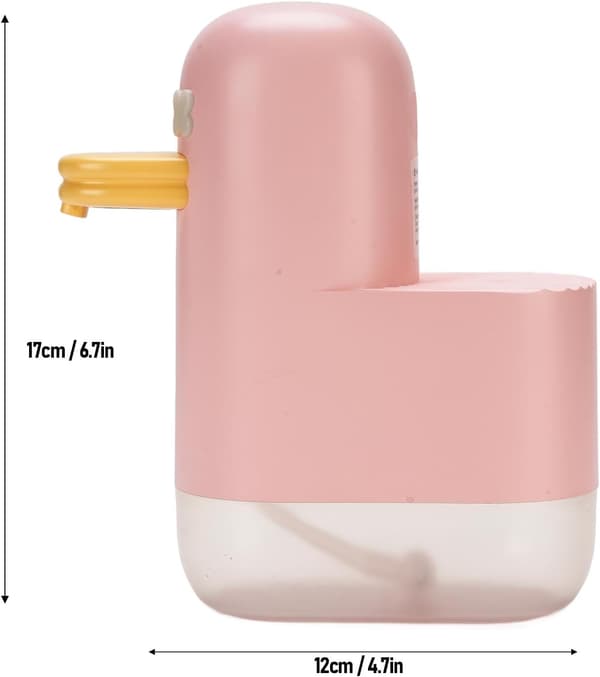 Sød Andeformet Automatisk Sæbedispenser, Smart Sensor Skumdispenser til Badeværelse og Køkken, Sæbedispenser til (Stil 1 (170x65cm))