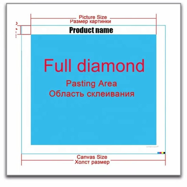 (30x40cm)5D diamantmaleri Foss korssting diamant