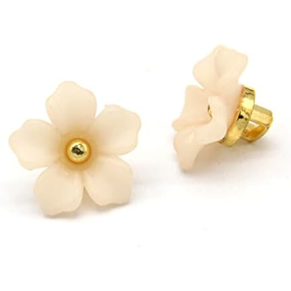 20 stk Blomster Plast Dekorative Knapper Skjorteknapper Sy Håndlagde Tilbehør