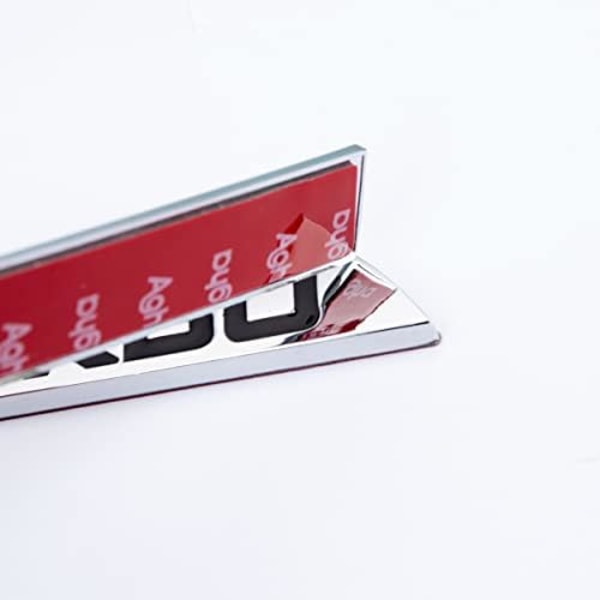 Blå 3D Turbo Metall Dekal Sticker Bil Lastbil Sida Fender Baklucka Lim Emblem Badge Dekaler för Auto Dekoration Acce