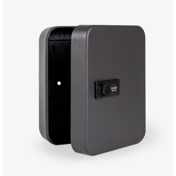 Musta - Avainlaatikko, 0,78 kg, 200 x 160 x 75 mm - avainlaatikko, jossa passi