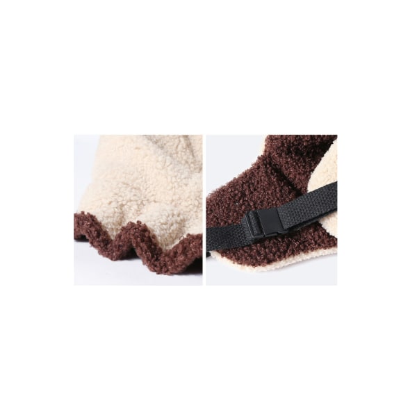 Dame fleece vinterhue, hundrede gange større end en w