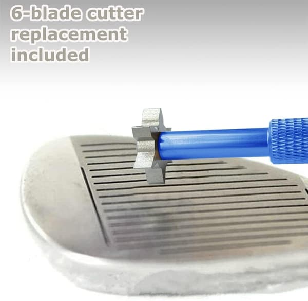 Golf Groove SharpenerGolfkølle Groove SharpenerGroove SharpenerKølle SharpenerGroove Slibeværktøj - Generer Optimalt Backspin - Egnet til U & V-G