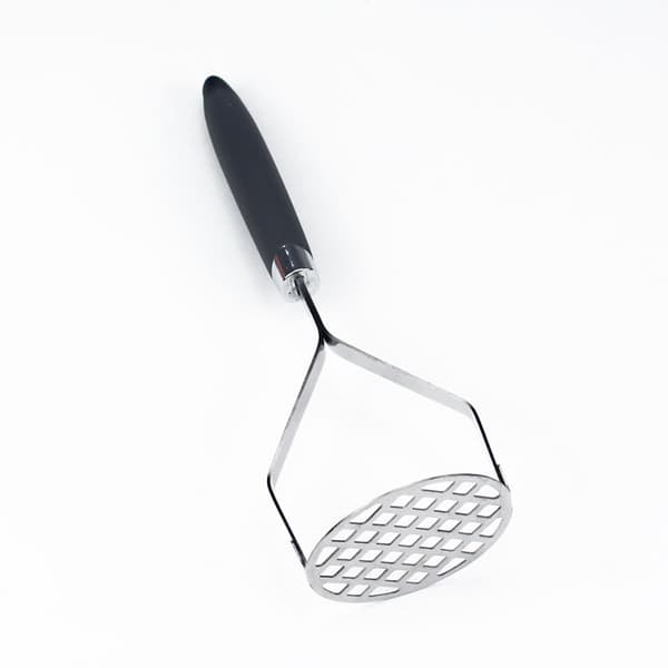 1 stk. kartoffelmoser, 24,5 cm, rustfrit stål/sort