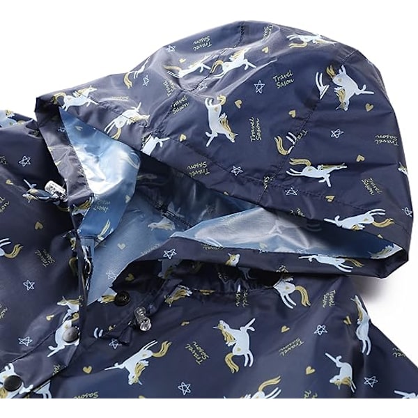 M Vandtæt Frakke Unisex 1 År til 12 År Regn Kappe Poncho Ch