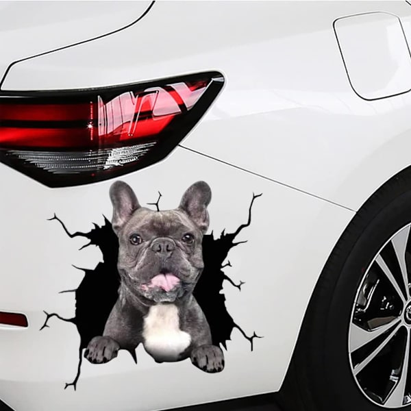 4 stk. klistremerker for hundebil, 3D labrador-klistremerker for bil