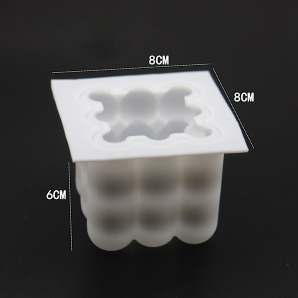 2 stk. Boble Siliciumform Chokolade Fondant Kage Dekoration Candl