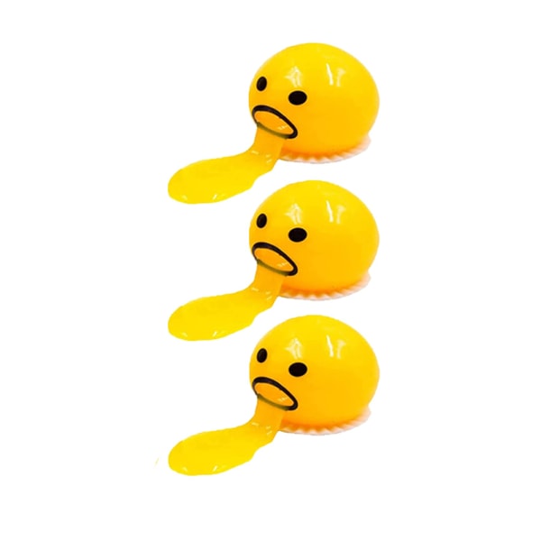 Oksetuspallot - 3 kpl Tiktok Vomissements Dégoûtant Jaune D'o