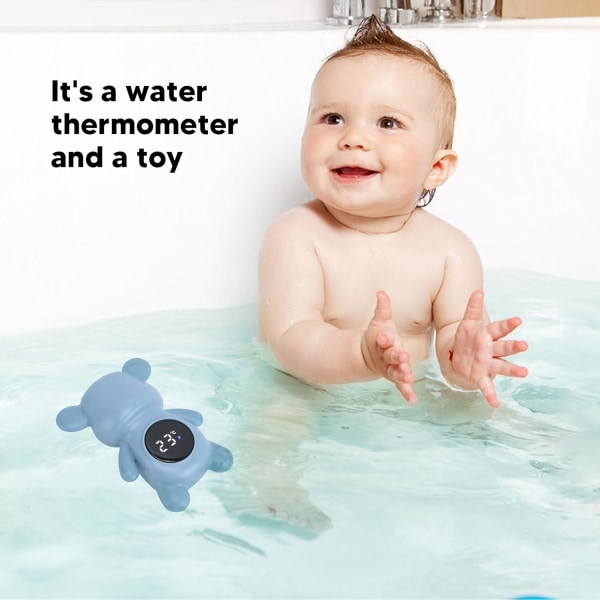 Babybadetermometer, digitalt (blå)